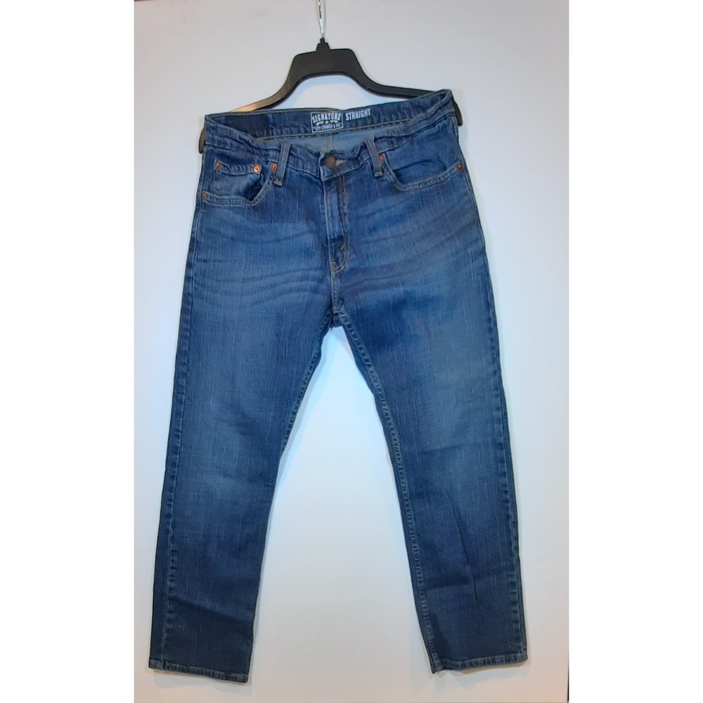 Levis Signature Straight Mens Jeans, Size 33 x 30